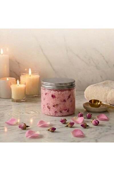 aurora naturalis Aurora-Naturalis Handmade Premium Rose Petal Body Scrub & Ro...