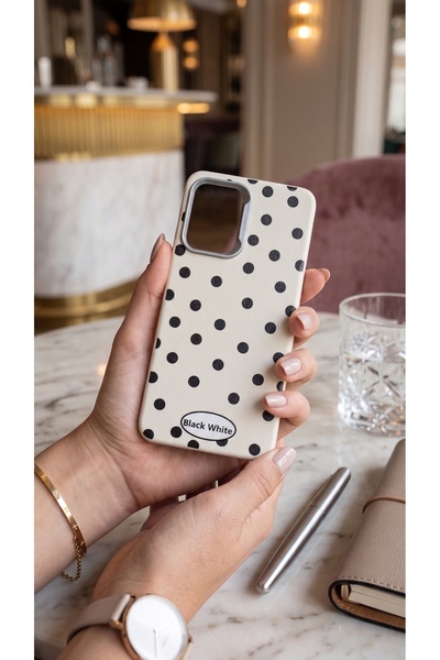 Hatreds Galaxy A13 Deri Dokulu Desenli Kamera Korumalı Darbe Emici Silikon Te...
