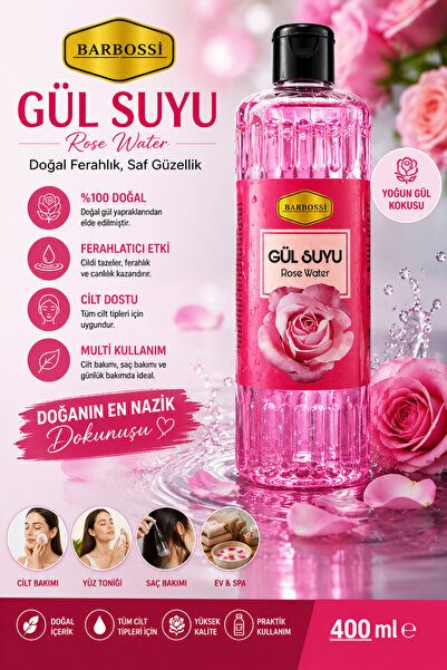 Barbossi gül suyu 400 ml