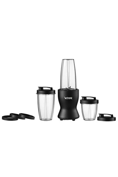 VICTRONIC Blender multifuncțional cu 3 cupe Victronic, 300 W, 0.295 L, 0.473 ...