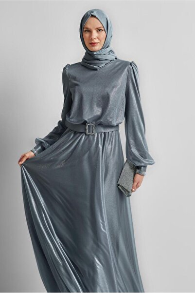 Alvina Belted Evening Dress 45607