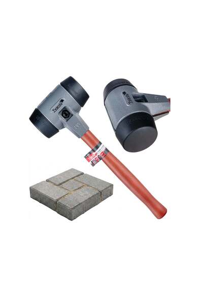 Tvardy Ciocan de pavaj cu cap moale, 80 mm, T00411