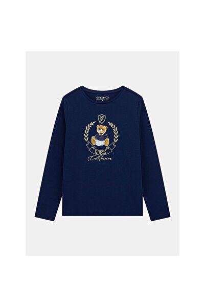 Guess Bluză de fată J5BI26J1314 Bleumarin