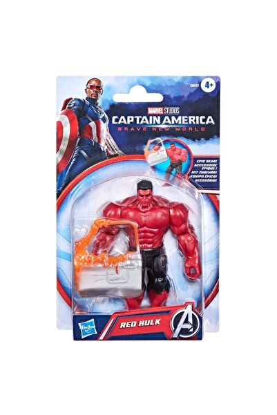 Marvel Figurina articulata, Avengers, Captain America Hulk Rosu, 10 cm, G0072