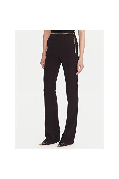 Elisabetta Franchi Pantaloni de damă din material textil PA14157E2 Negru