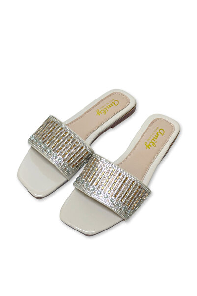 Dhiaa Walk Women's Flat Ultra Light Sandal with Stylish Pearl Decoration |   ...