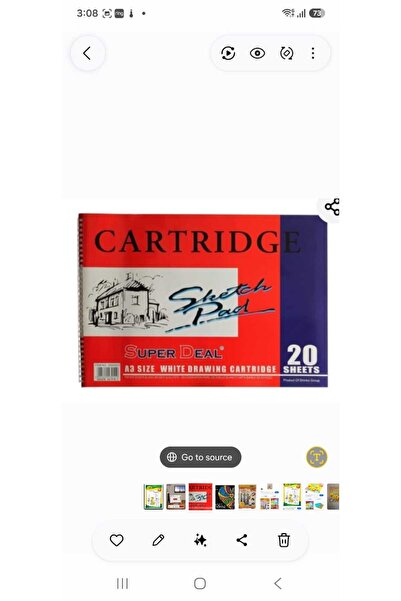 Super deal CARTRIDGE A4 SIZE COLOR DRAWING CARTRDGE 20 SHEETS