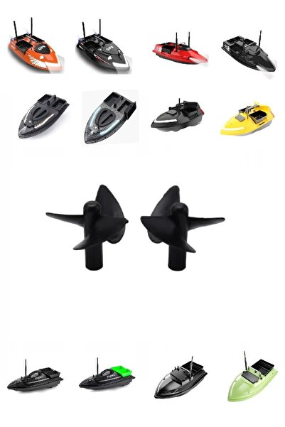 HobbyRcModels 7.4v Tüm Balık Sazan Yemleme Botlarına Uyumlu Yedek Pervane Sağ...