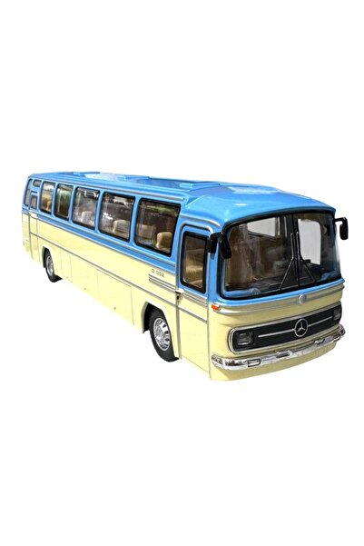 TOYSTURKA 1:24 Mercedes-Benz O302 Klasik Model Metal Otobüs – Çek-Bırak, Sesl...