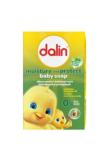 Dalin Овлажняващ и защитаващ бебешки сапун с масло от авокадо, 100 г