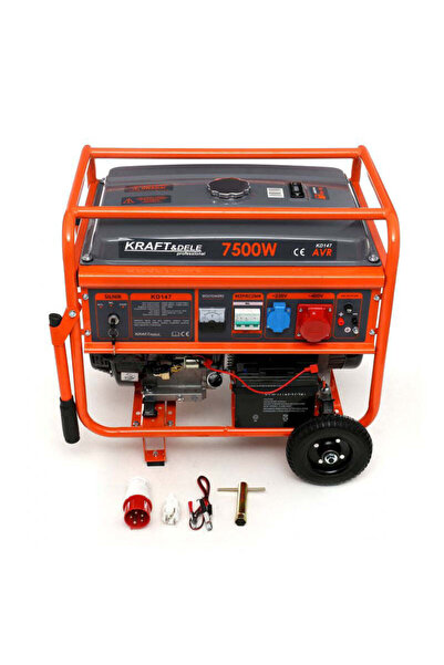 Kraft&dele Generator trifazat pe benzină, KD 147, 7500 W 230 / 400 V