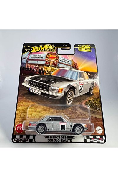 HOT WHEELS Premium Boulevard '80 Mercedes-Benz 500 SLC Rallye 1/64 Model Araba