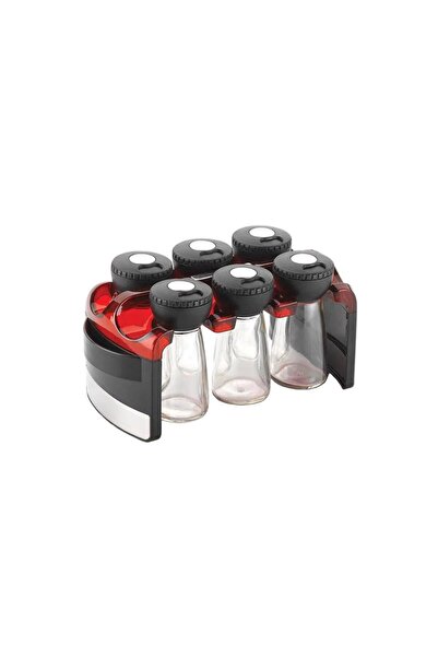 generel Korkmaz Aroma 6 Piece Spice Set - Red