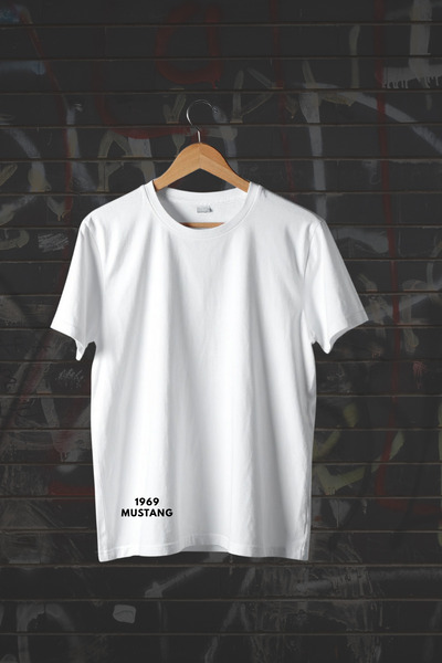 STRSTORE MUSTANG ARABA BASKILI UNISEX TİŞÖRT