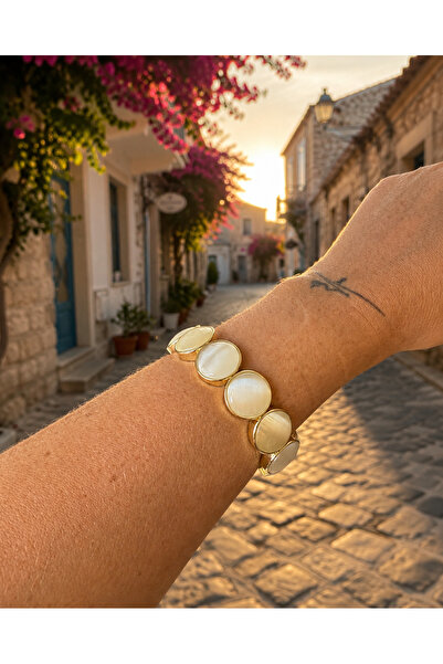 POYASE Special Glass Stone Full Circle Bracelet, Light-Dependent Color Changi...