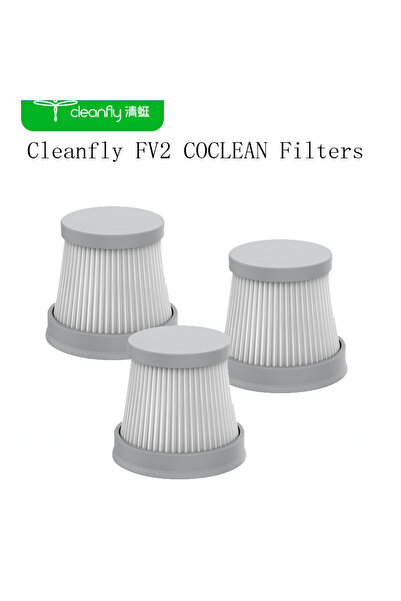 Choice5 3pc Fv2 Filter Original Cleanfly FV2 FV3 Filters COCLEAN Car Handheld...