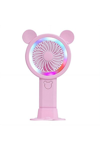 Choice PINK 2026 New Gradient Light Handheld Mini Fan Portable Lovely Pink Ca...