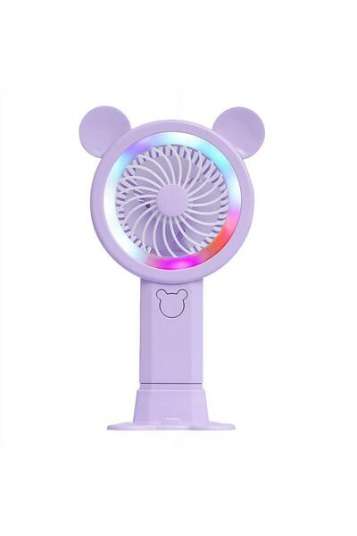 choice2 PURPLE 2026 New Gradient Light Handheld Mini Fan Portable Lovely Pink...