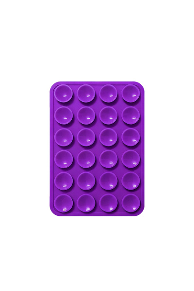 Choice4 Purple Double-Sided Suction Cup Phone Mount, Silicone Suction Phone C...
