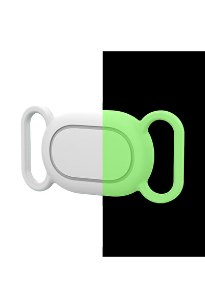 choice2 Glow Green Dog Cat Pet Collar Case for Tag Tracker Waterproof Silicon...