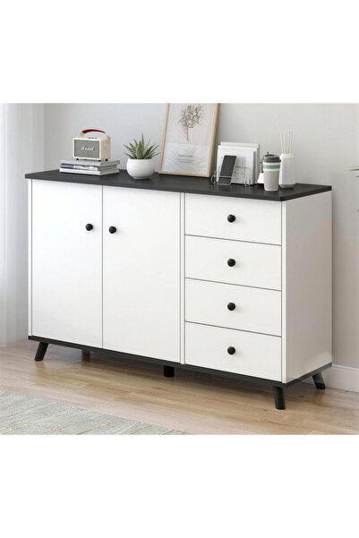 GoldenLike Storage Cabinet, 100cm Coffee Corner Kitchen Sideboard,Shoe Cabine...