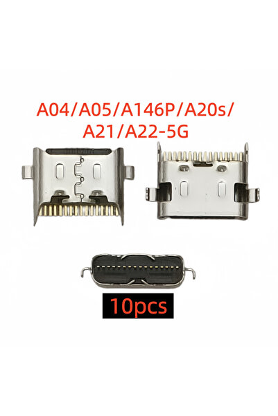 Choice9 10pcs A04 A05 A21 Type-C Micro USB Charging Dock Charge Socket Port J...