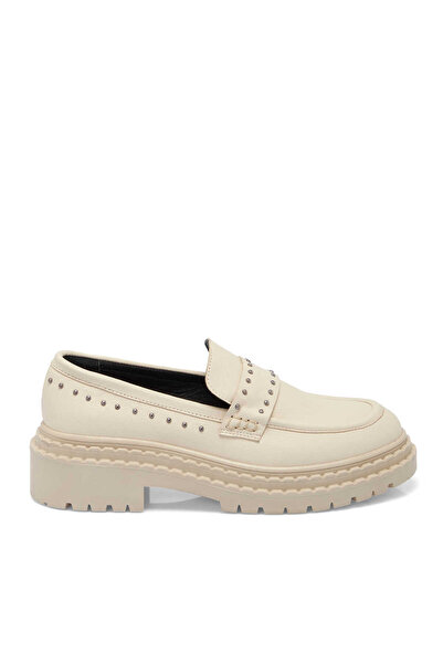 Tergan Bej Hakiki Deri Kadın Loafer - K25S1AY68301-A25