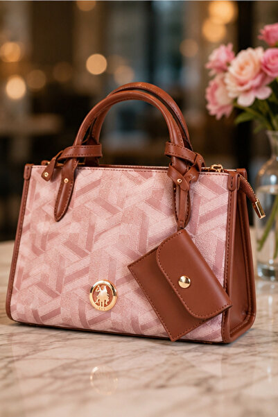 U.S. Polo Assn. USPA SHOULDER BAG US6571,L.BROWN
