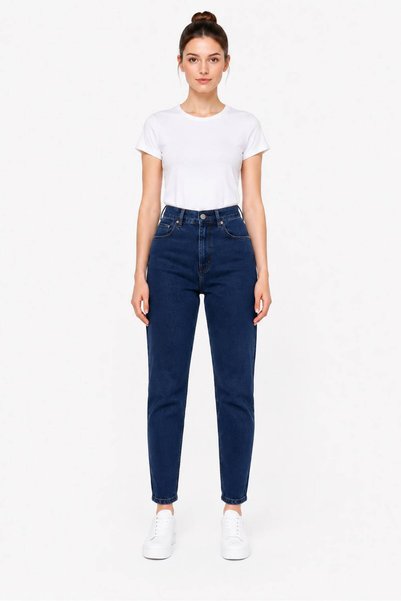 jsshop collection YENİ SEZON YÜKSEK BEL KADIN MOM JEAN KOT
