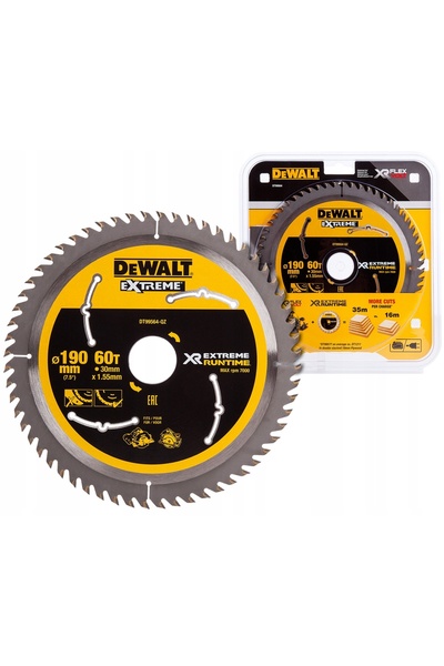 Dewalt DT99564 LAMĂ DE FERĂSTRĂU 190X30MM 60T