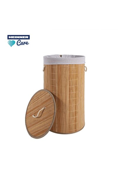 OEM ROUND Bamboo LAUNDRY BASKET, 35x60 CM, 55 L
