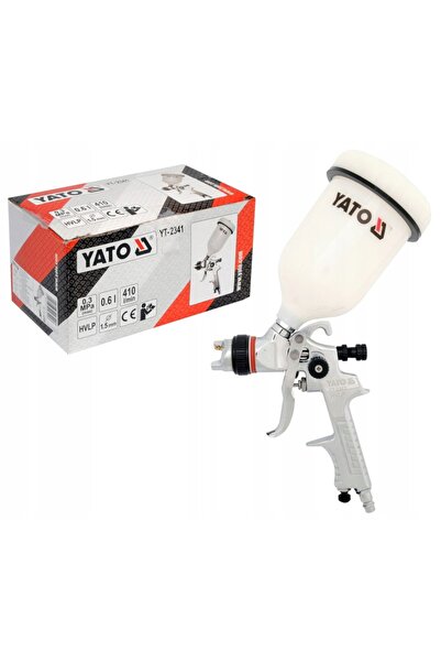 yato PULVERIZATOR DE VOPSELE DIN ALUMINIU HVLP 0.6L REZERVOR 1.5 MM 600m YT-2341