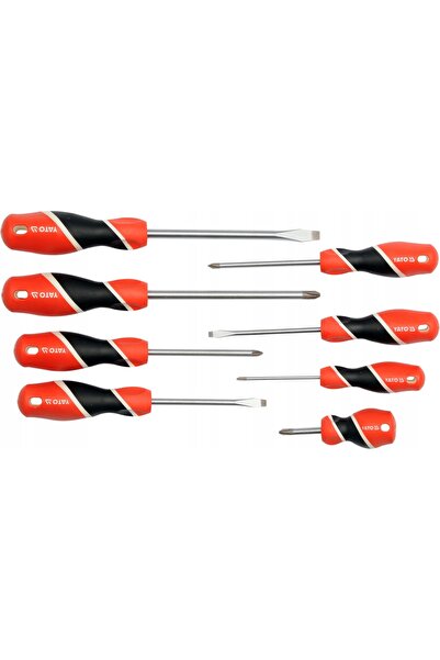 VOREL by YATO Set complet de șurubelnițe YATO, 8 piese, în blister YT-25966