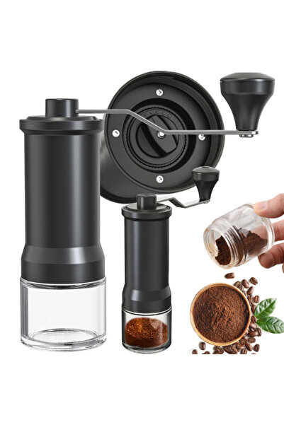 varioshop ®   Χειροκίνητος Μύλος Καφέ, για εσπρέσο και καφέ φίλτρου, με ρυθμι...