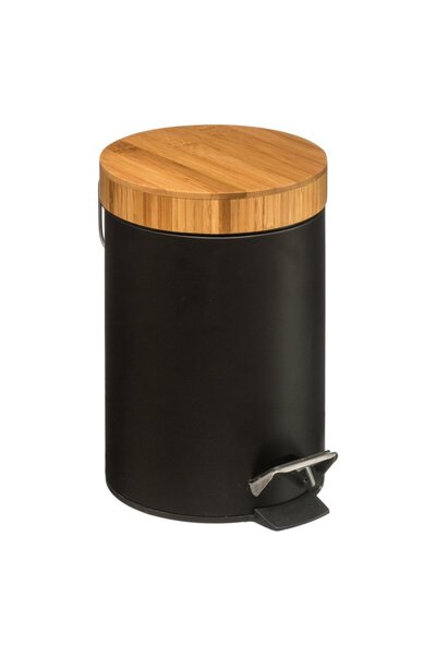 home&you Natureo black trash can 3 L