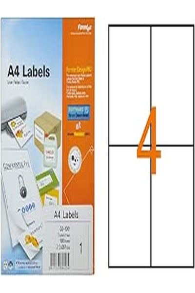 Formtec Label 400/105x148mm Bx=100sht, FT-GS-1004