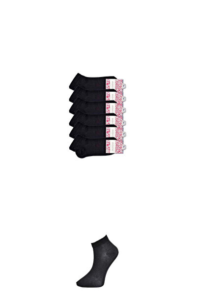 mtm My The Mall Clothing Black Women's Ankle Socks 6 Pairs