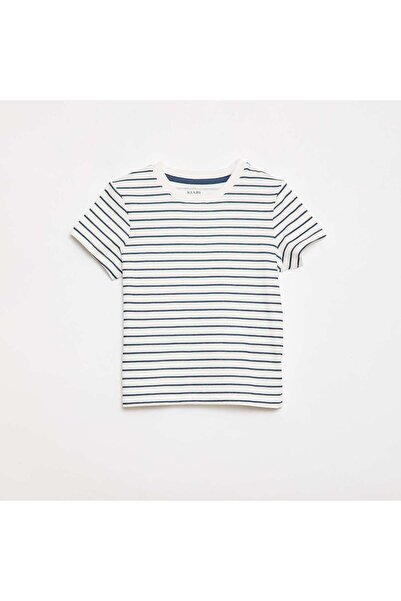 KIABI Plain Cotton Jersey T-shirt WHITE