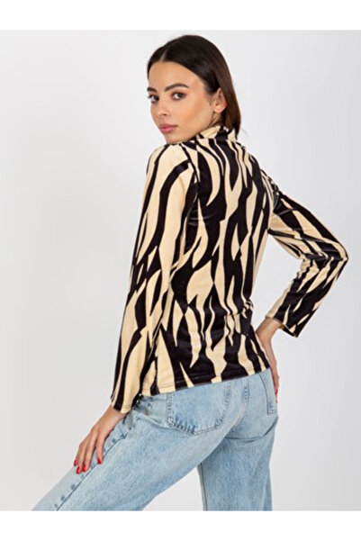 rue parıs Bluza Dama, RUE PARIS, Poliester, Maneca lunga, Bej, model RP-BZ-81...