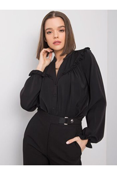 Och Bella Γυναικεία Μπλούζα, Och Bella, Πολυεστέρας, Μακρυμάνικη, Μαύρο, μοντ...
