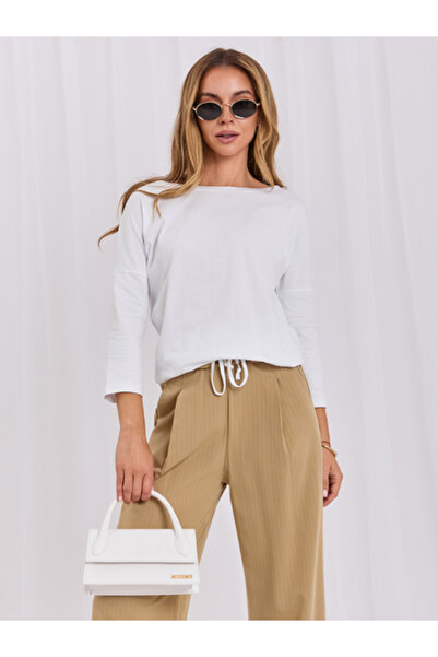 Basic Feel Good Bluza Dama, BASIC FEEL GOOD, Bumbac, Maneca 3/4, Alb, model R...