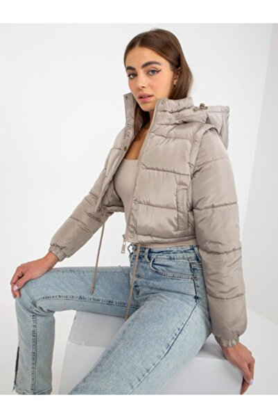 HoneyWinter Women's Jacket, Honey Winter, Polyester, Long Sleeve, Dark Beige,...