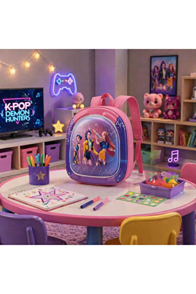 Shopiolog 3d Kabartmalı Anaokulu Kreş Ve Günlük Kullanım Çantası Sırt Çantası...