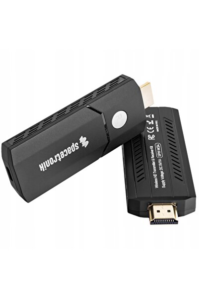 NO BRAND Transmițător HDMI 4K fără fir, 50 m, Spacetronik – emițător, recepto...