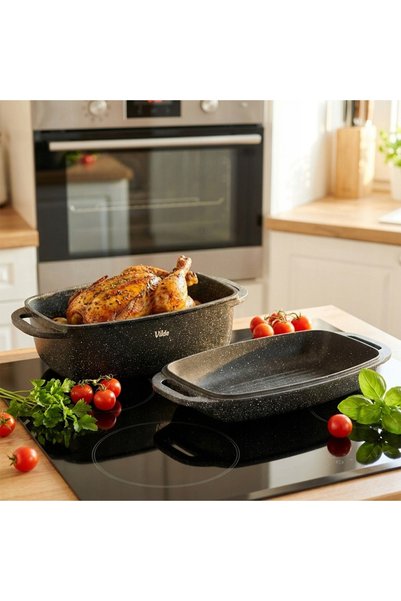 Vilde BRYTFANNA GRANITE TIGĂN 2 ÎN 1 CU CAPAC PENTRU INDUCȚIE 5,5+2,5L