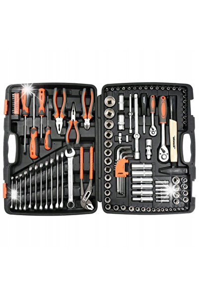 Sthor Set de scule chei tubulare 1/2 122 piese. XXL BITY NASADKI