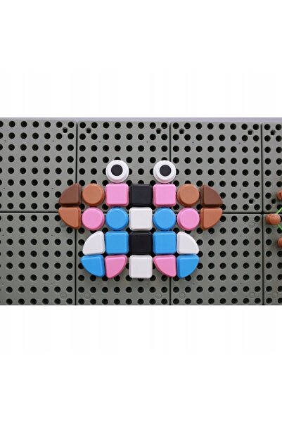 Masterkidz Set de 64 de jetoane în formă de figuri geometrice pentru tablă