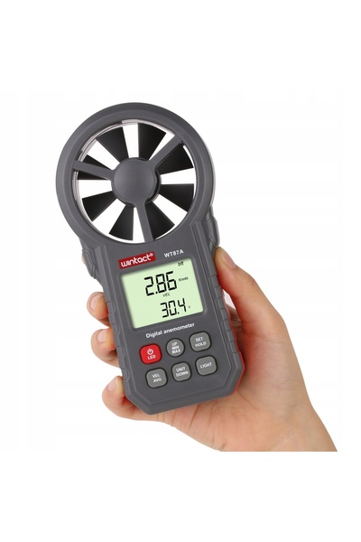 Wintact Anemometru, indicator de vânt pentru climatizare și ventilație, de ex...