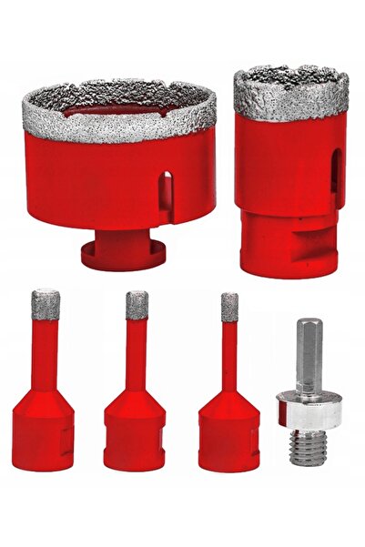 Vorfal Burghie diamantate pentru gresie 6-68mm, set de burghie în cutie.