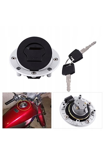 NO BRAND Capac rezervor combustibil din aluminiu cu 2 chei pentru Suzuki GSXR...